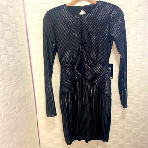 New Black Sequin Mini dress